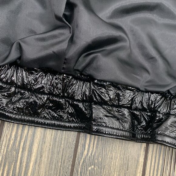 7 FOR ALL MANKIND Women Leather Jacket Biker Coat AN9335L152 Black XS Luxe Lamb - Picture 8 of 10